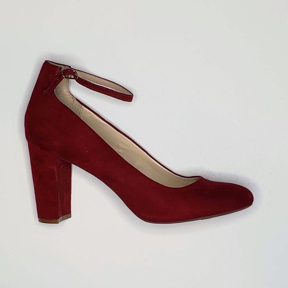 Red Suede Heels